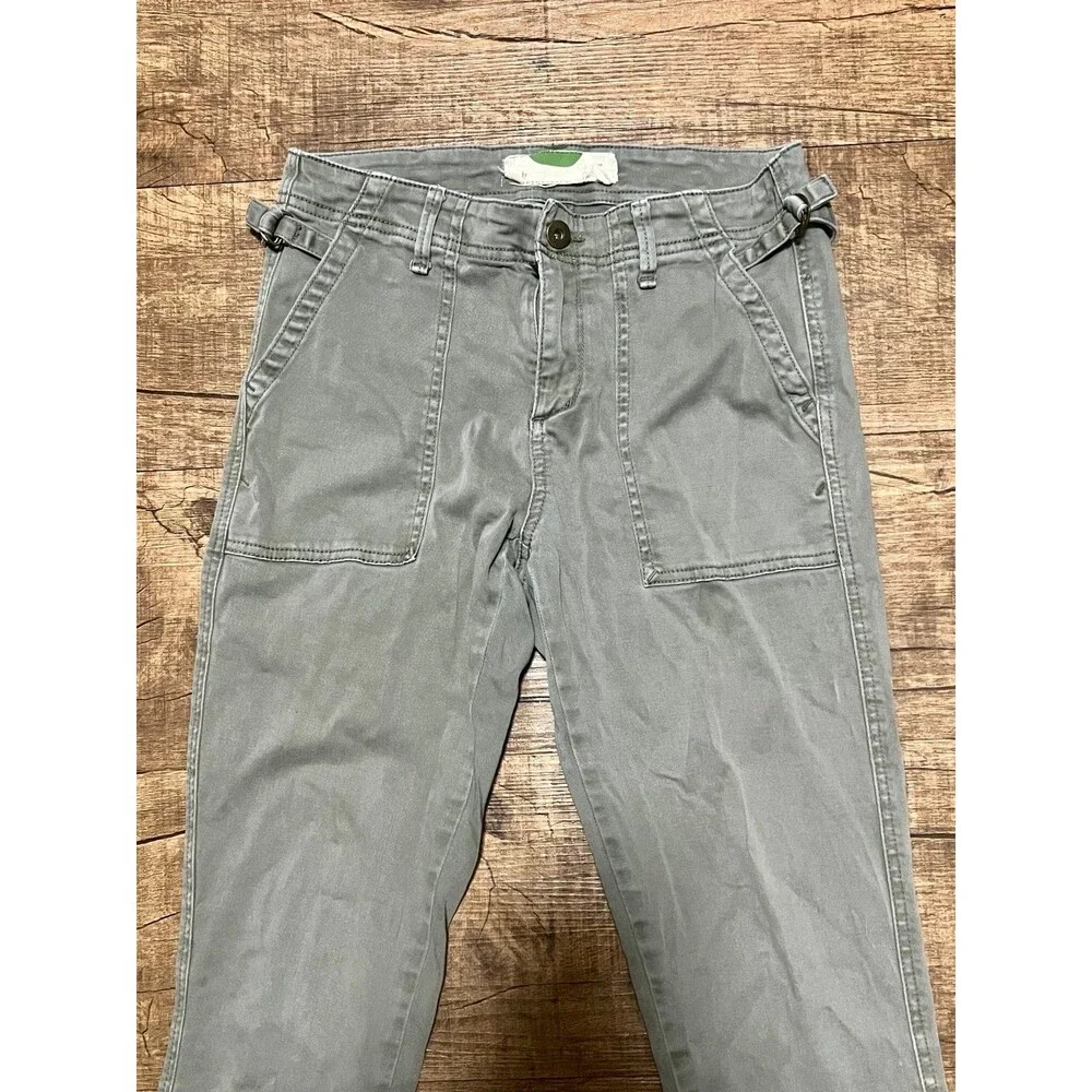 Anthropologie Hei Hei olive green cargo pants